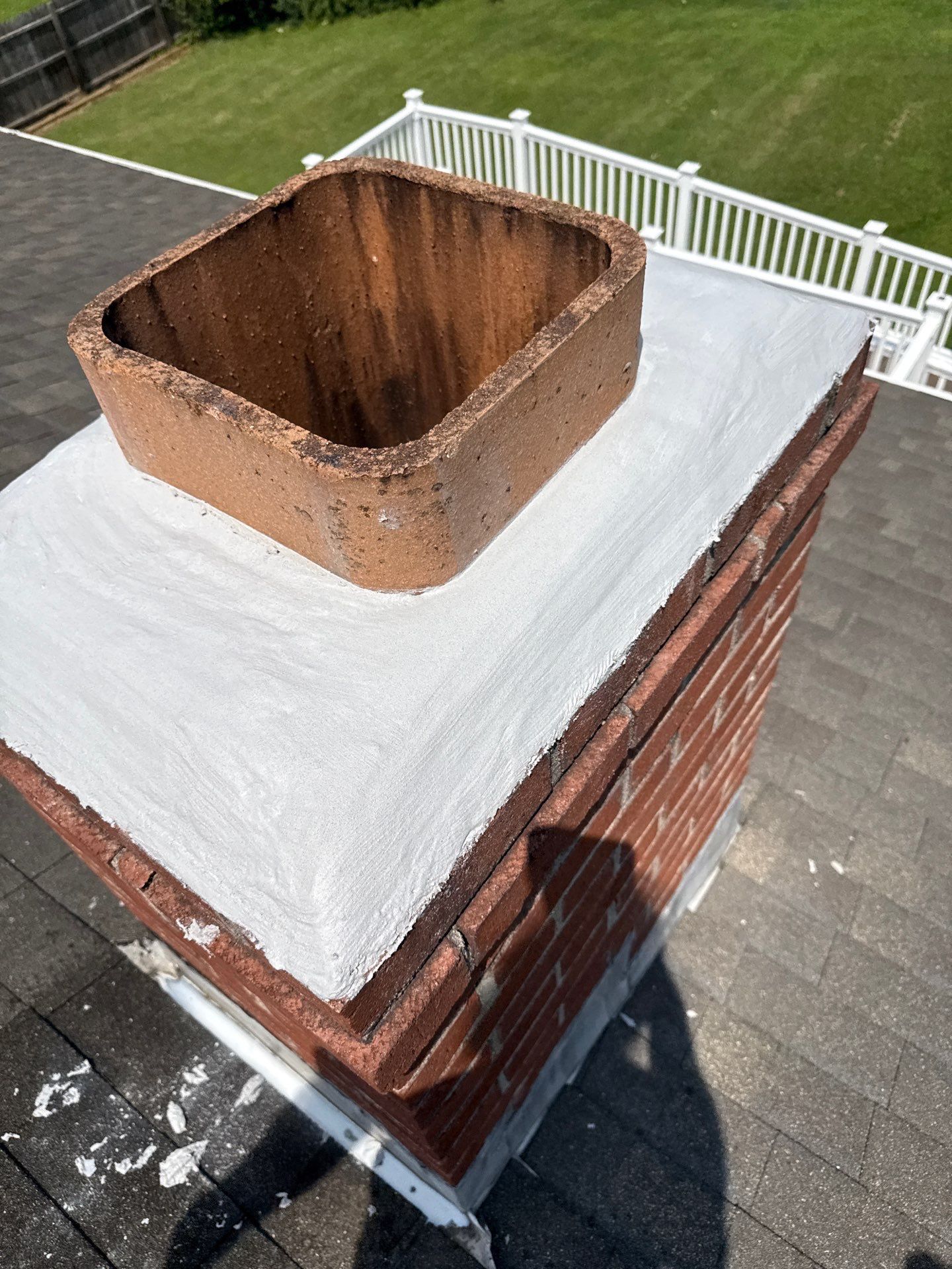 Chimney Crown Seal in Middletown by Frederick Roof Repair