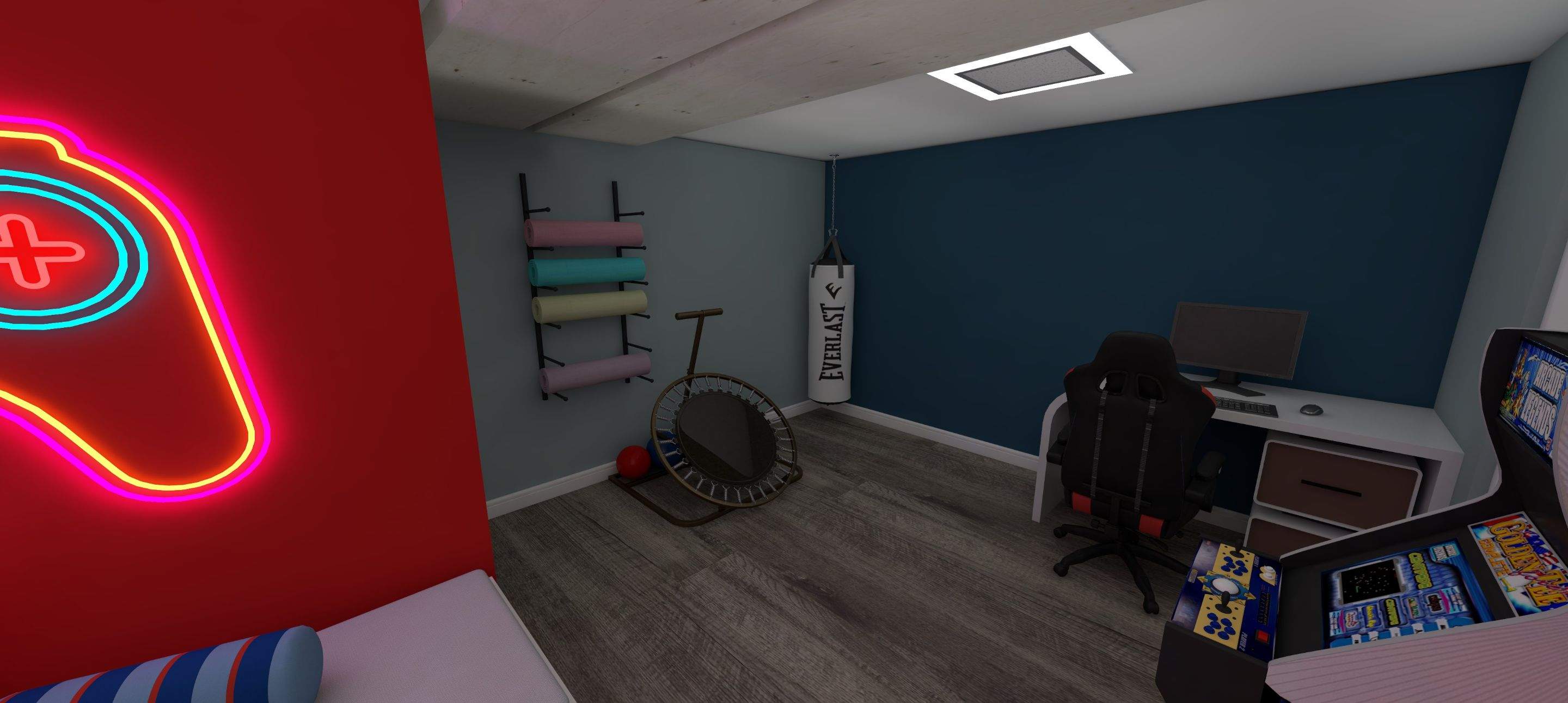 Basement Remodel  by Home Concepts Construction