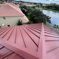 24ga 1.5" Mechanical Seam Colonial Red by Total Roofing System The Metal Roof Experts