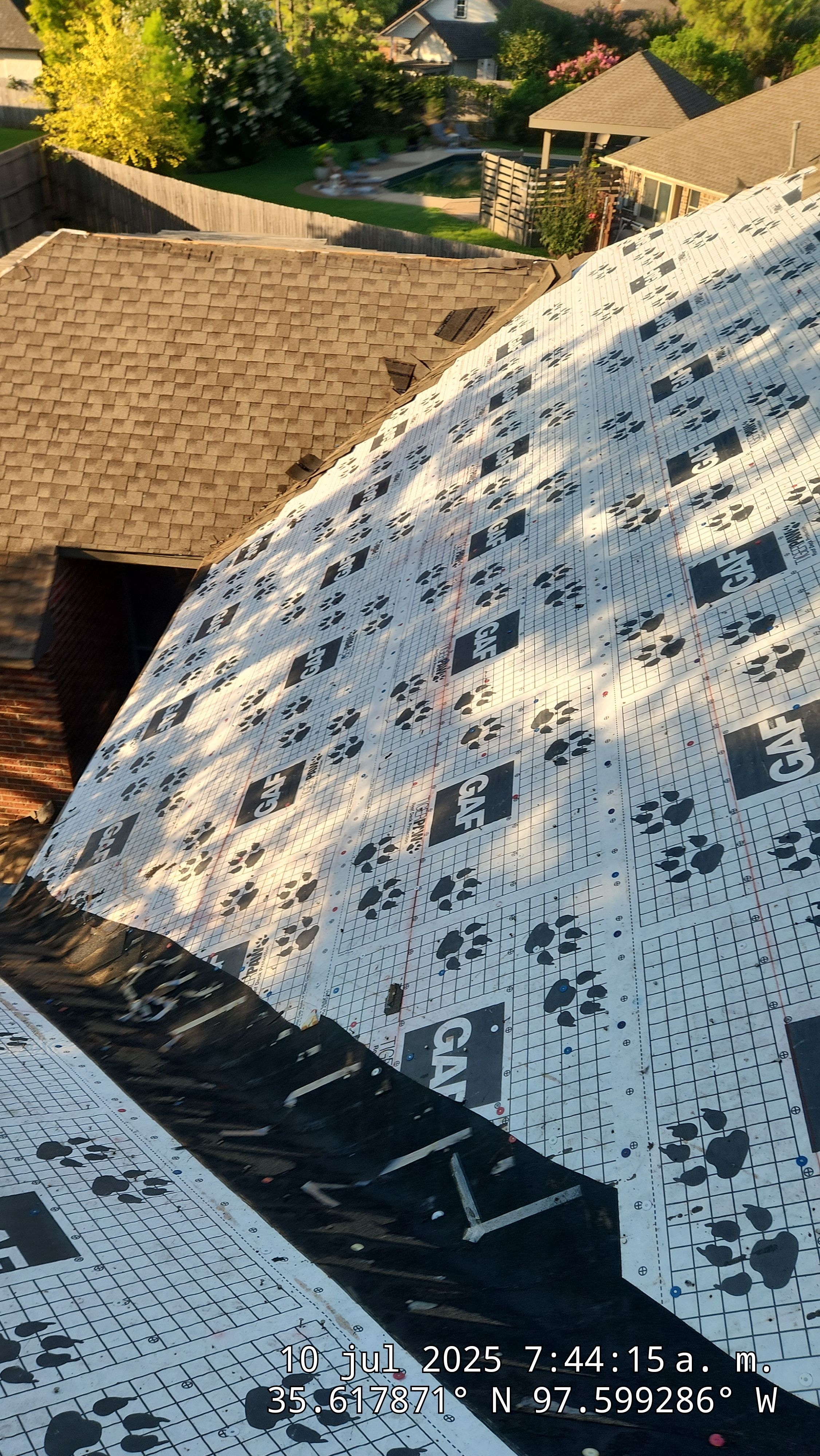 Residential Roofing Installation using GAF by Castillo Roofing