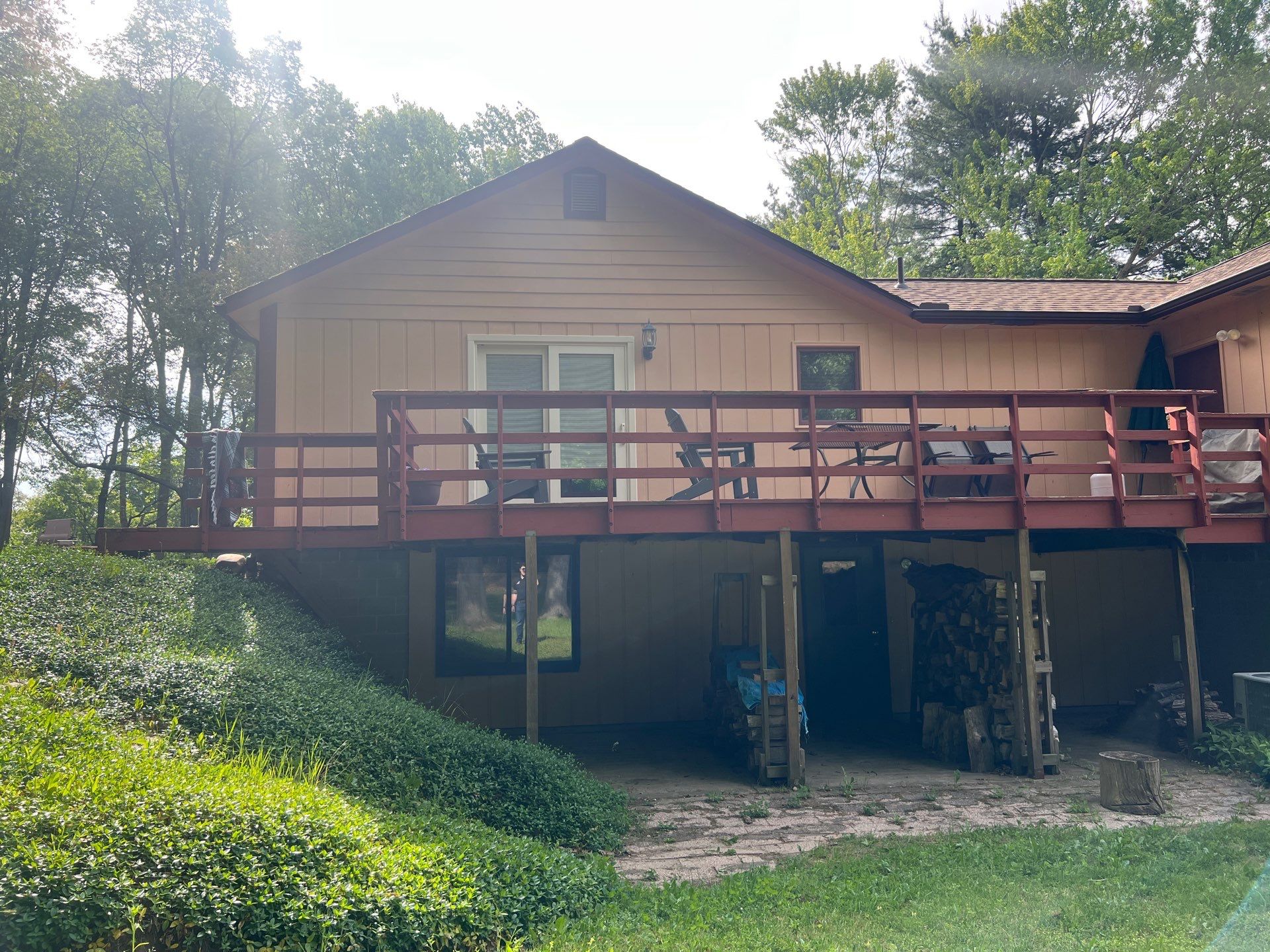 Exterior Painting on this Clarkston Home by Top Shelf Painter
