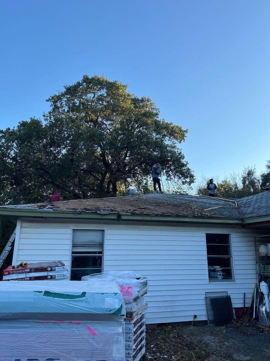 Residential Roofing Installation using GAF Natural Shadow  by A & H Roofing and Contracting