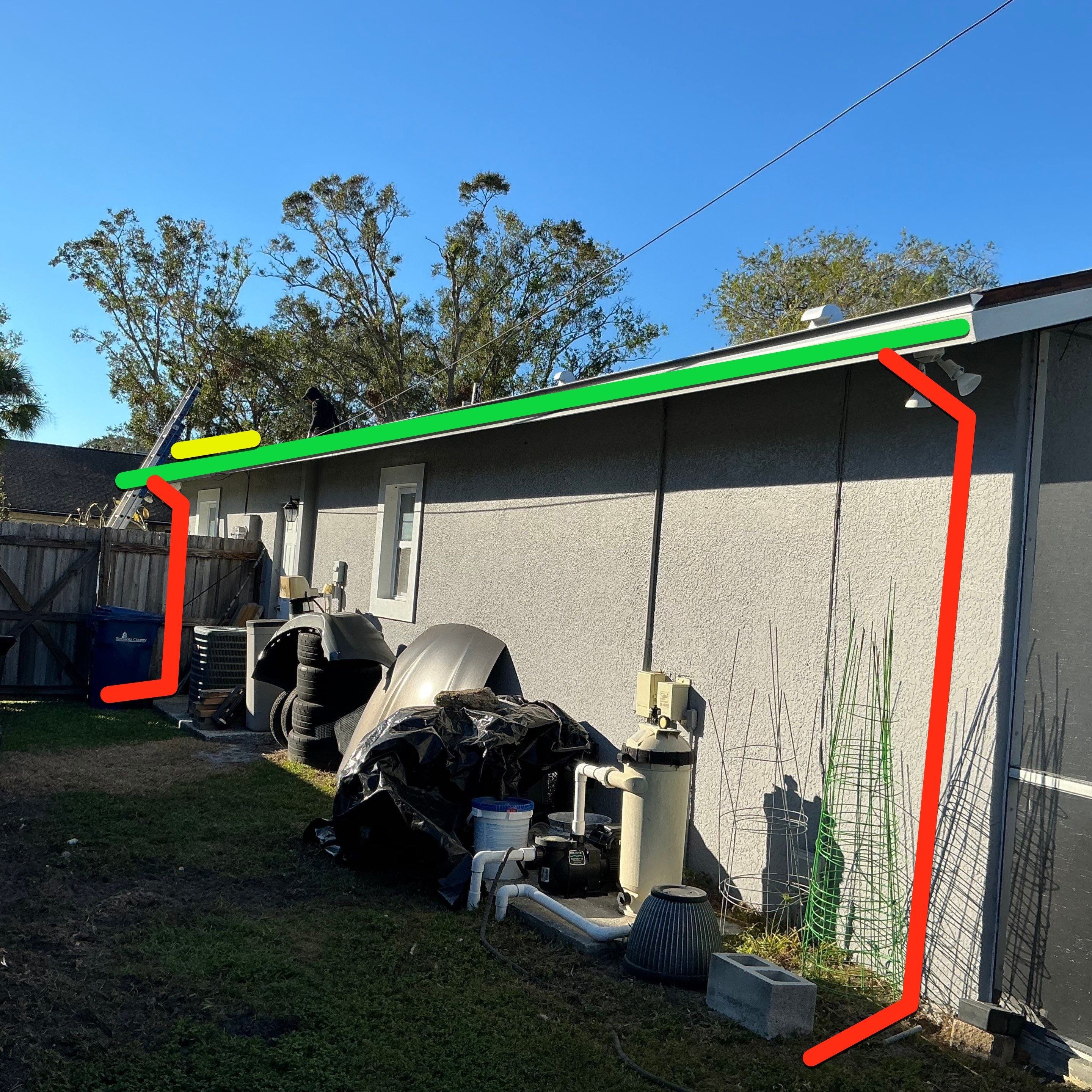 K-Style Seamless Gutters in Sarasota FL by Gutter Professors