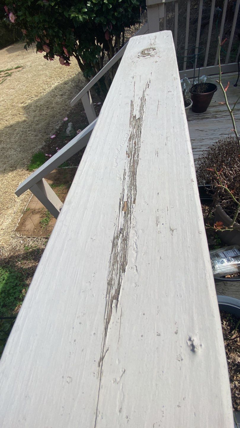 Painted Deck blasted, then sealed by DuraSeal