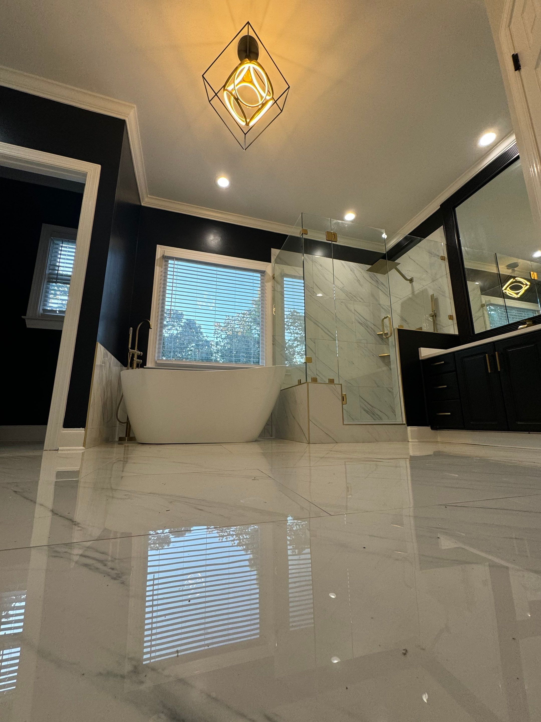 Woods Trace - Bathroom Remodel  by Pillar and Pine