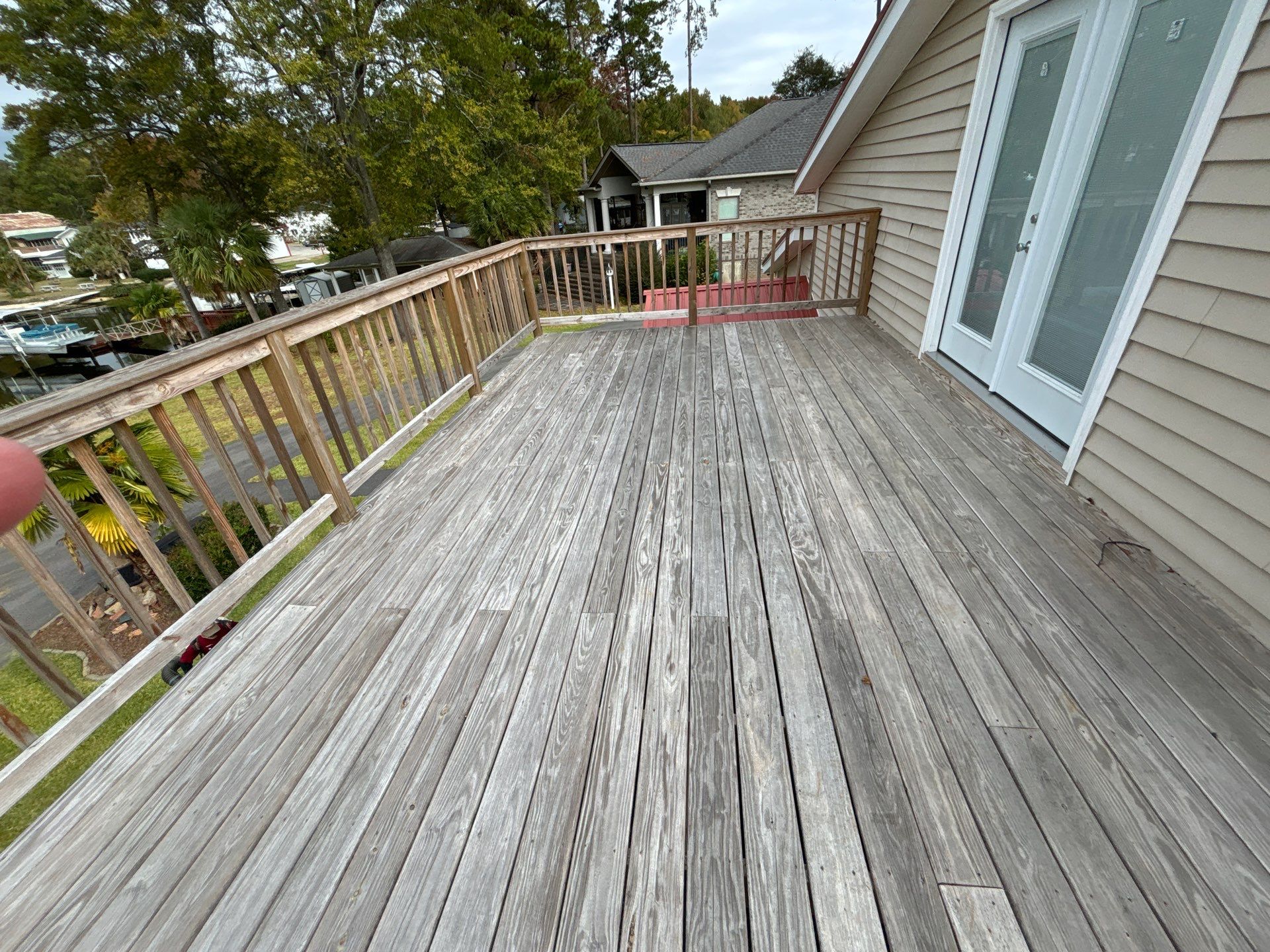 Weathered Deck using Wood Sealant by DuraSeal