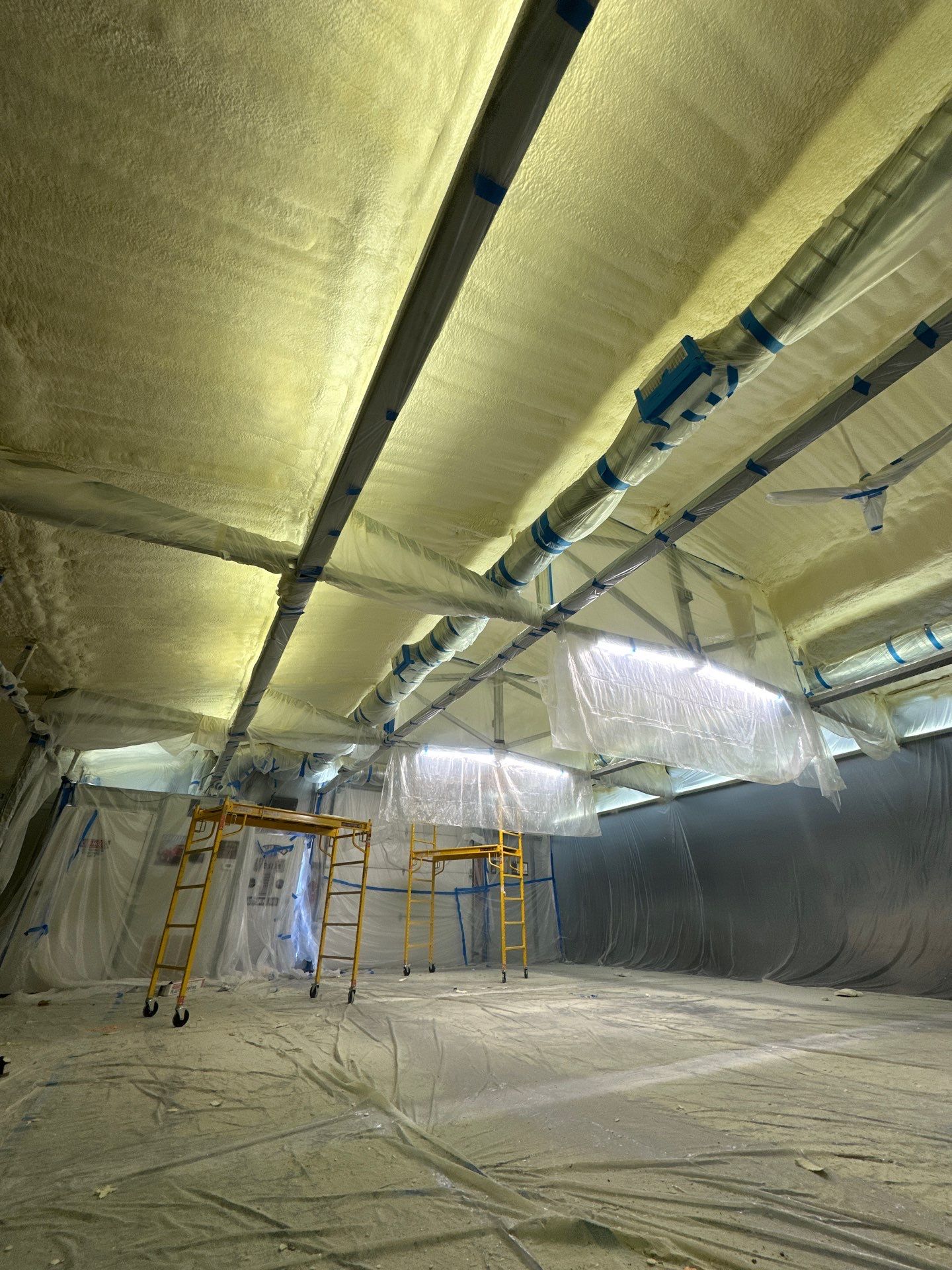 Sunnyvale Tx, Close cell spray foam custom garage  by Apex Insulation Solutions