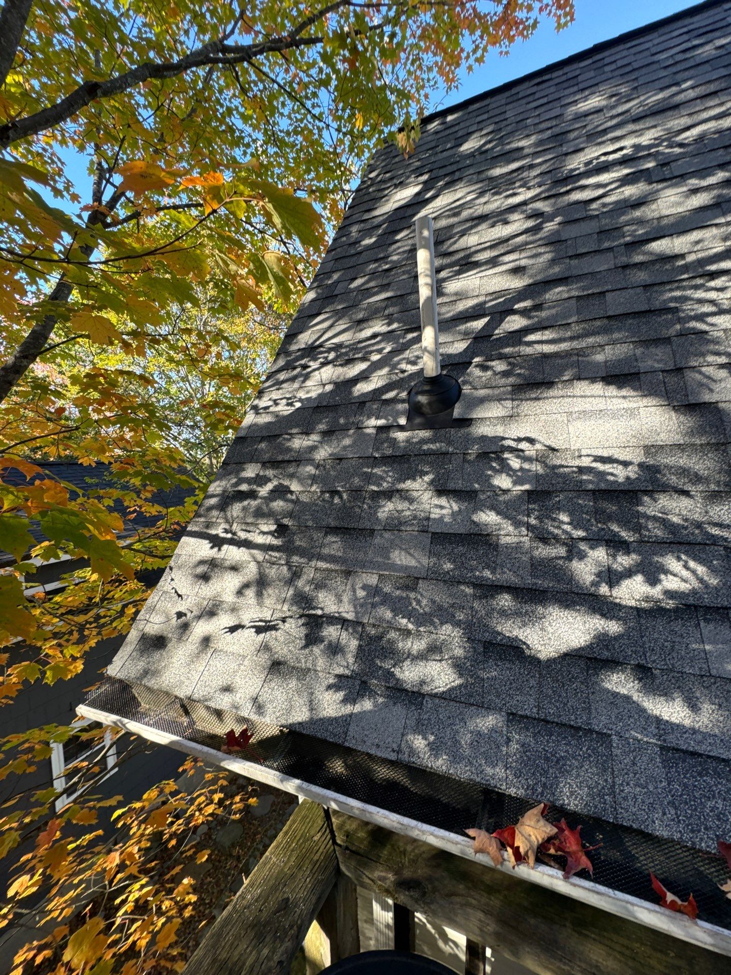 Full Roof & Porch EPDM Replacement with Skylight and Chimney Repairs by Mighty Dog Roofing of Greater Middlesex County