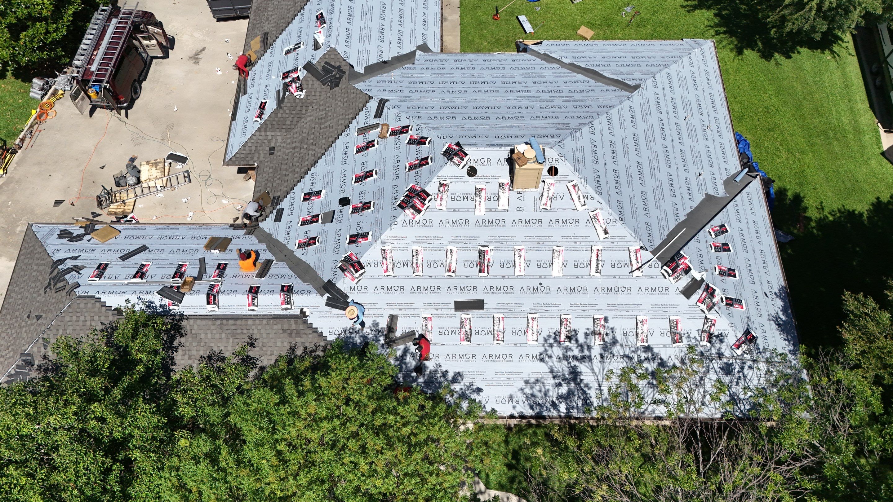 Full Architectural Shingle Roof Replacement and Chimney Repair in Runaway Bay by Armor Roofing | Exteriors