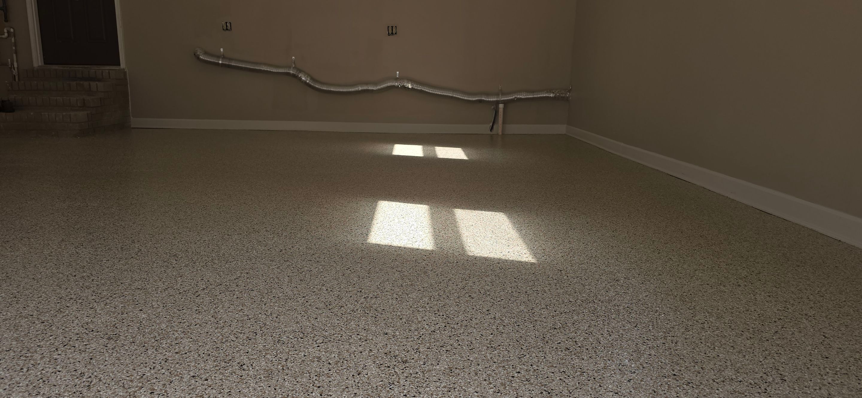 Two Garages Completed Using Shoreline by Elite Floor Solutions