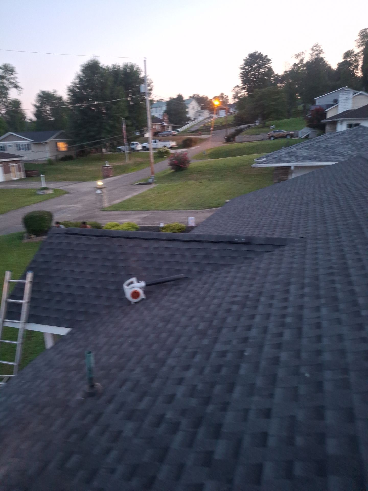 Residential Roofing Installation using GAF Timberline HDZ Charcoal by Rainstoppers Roofing