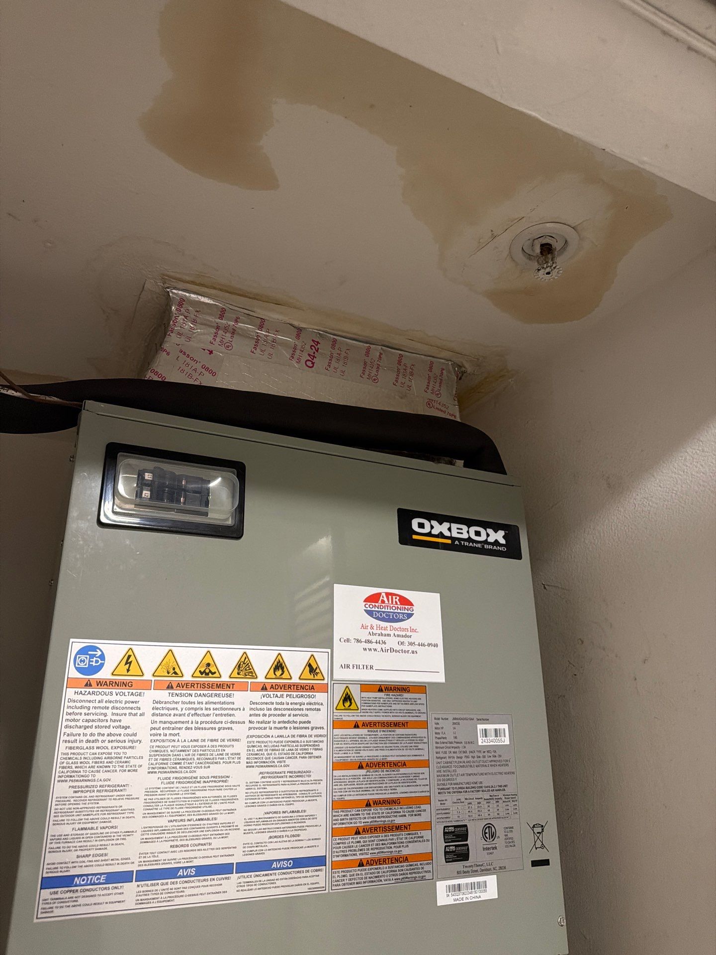 Water Damage Claim in Miami by FLAPA & KeyStone