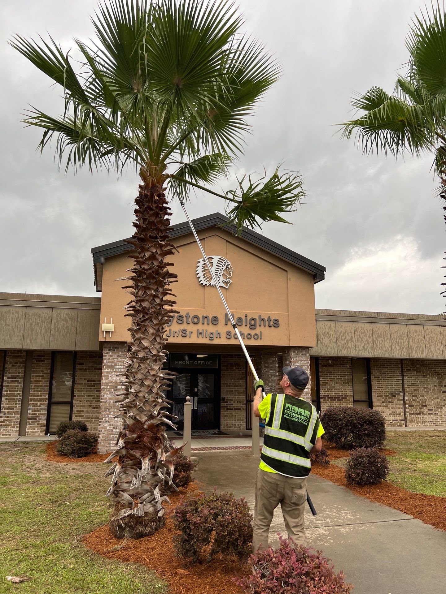 Landscape Install | Keystone Heights HS by ProGreen Services