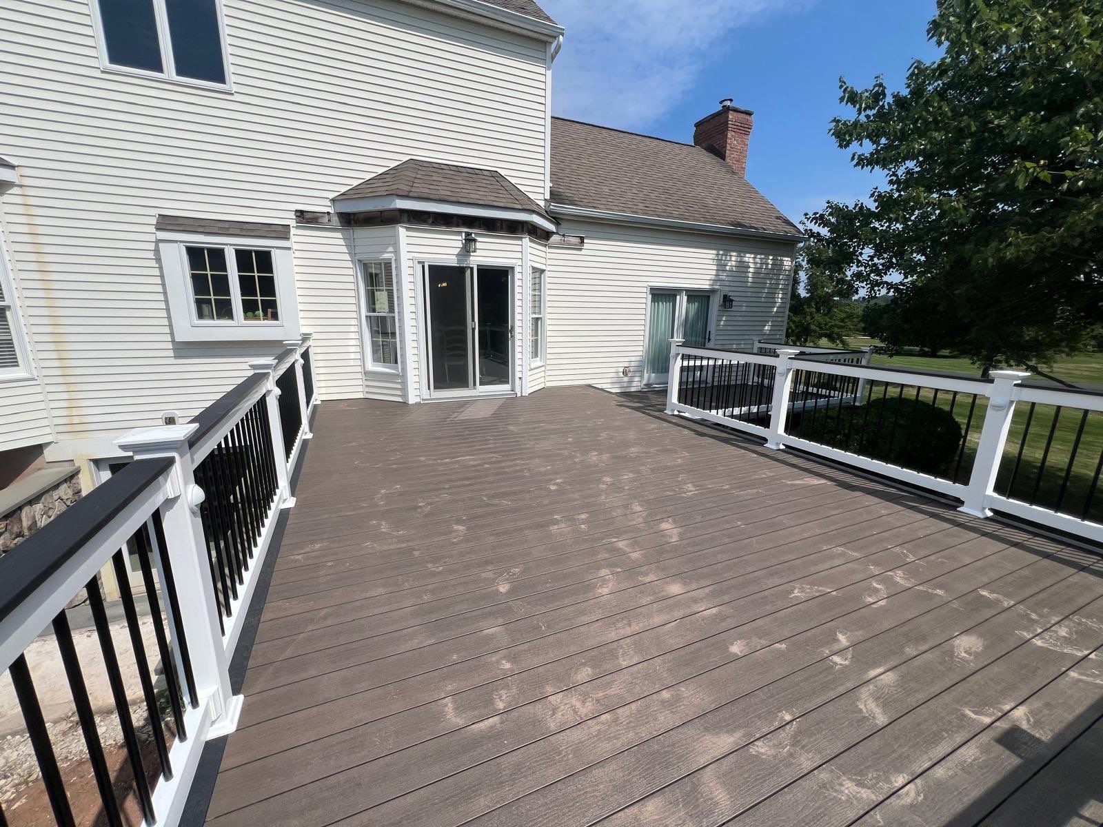 New Deck  in Readington Township by deck guardian