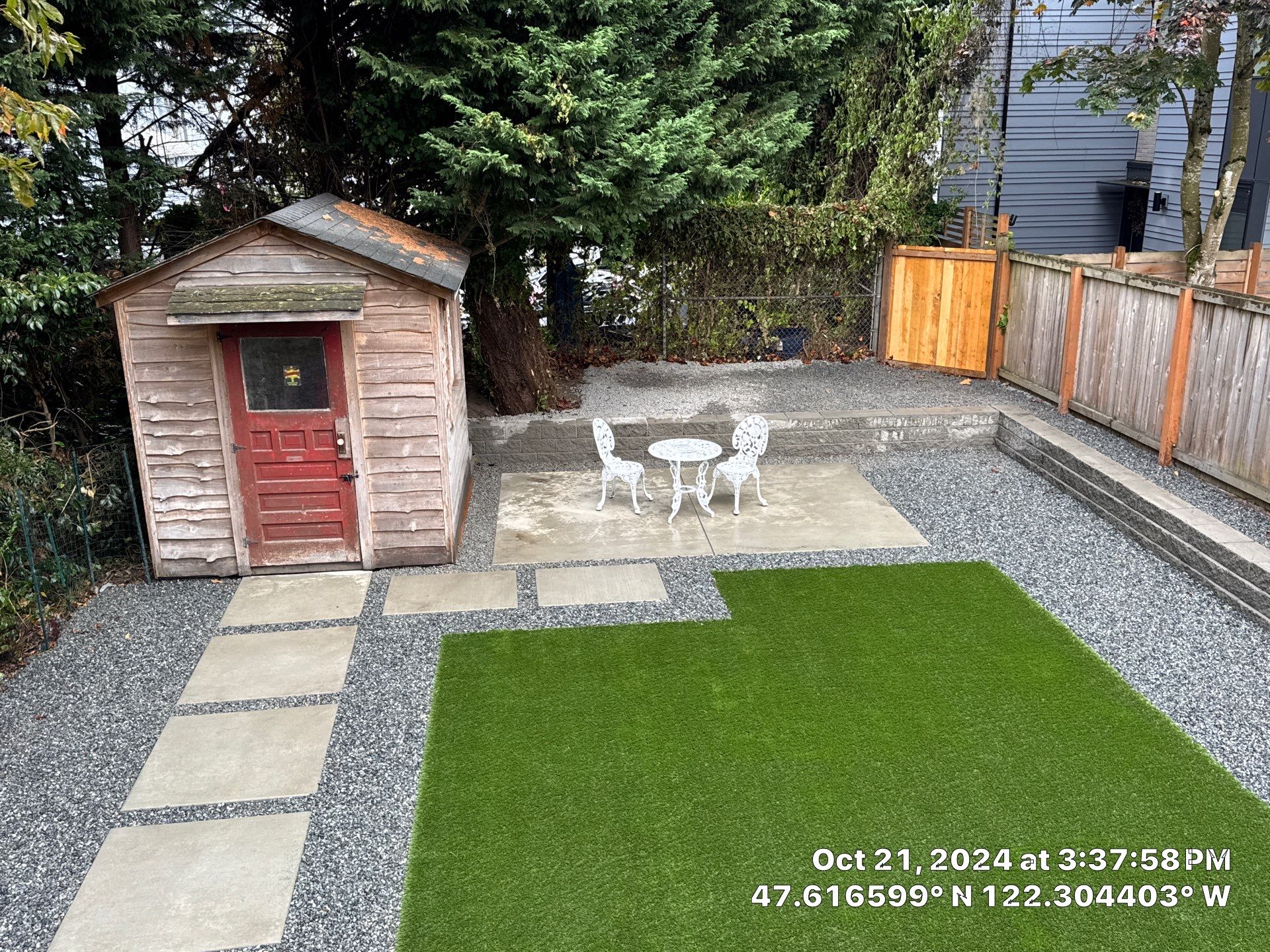 Turf Installation, Retaining Wall & Concrete Walkway | Seattle  by Jireh Asphalt & Concrete Inc 