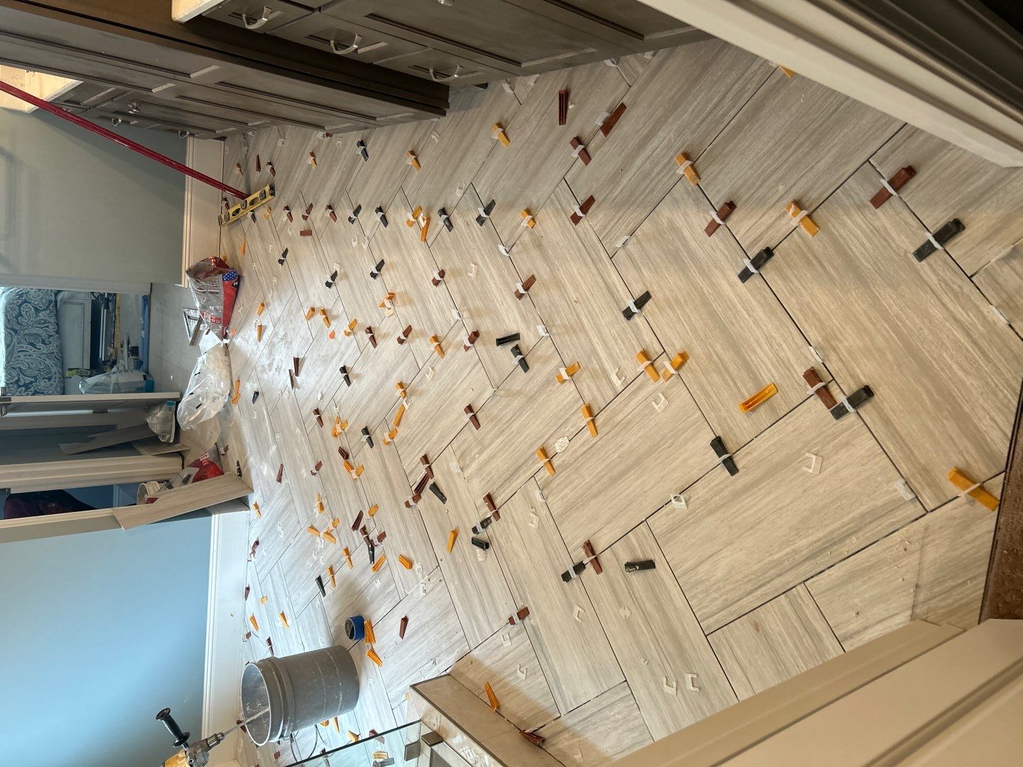 Master Bath Tile Repair  by Footprints Floors of Nashville