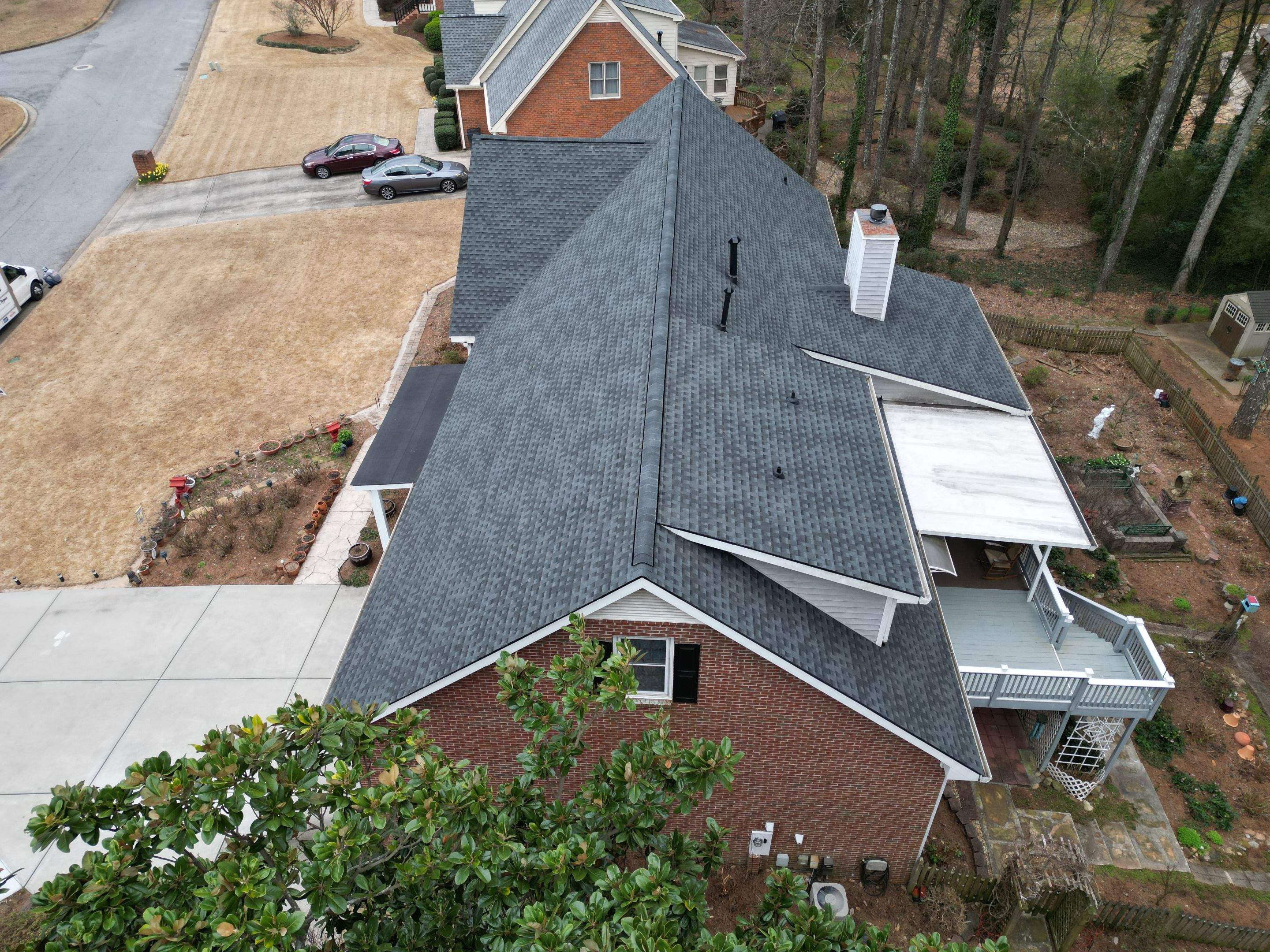 Roof Replacement Gutters & Downspouts by Deerfield Roofing LLC