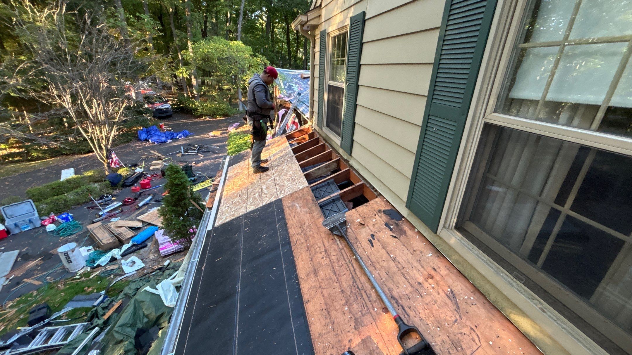 Roof Replacement using Owens Corning Slatestone Gray by 180 Contractors