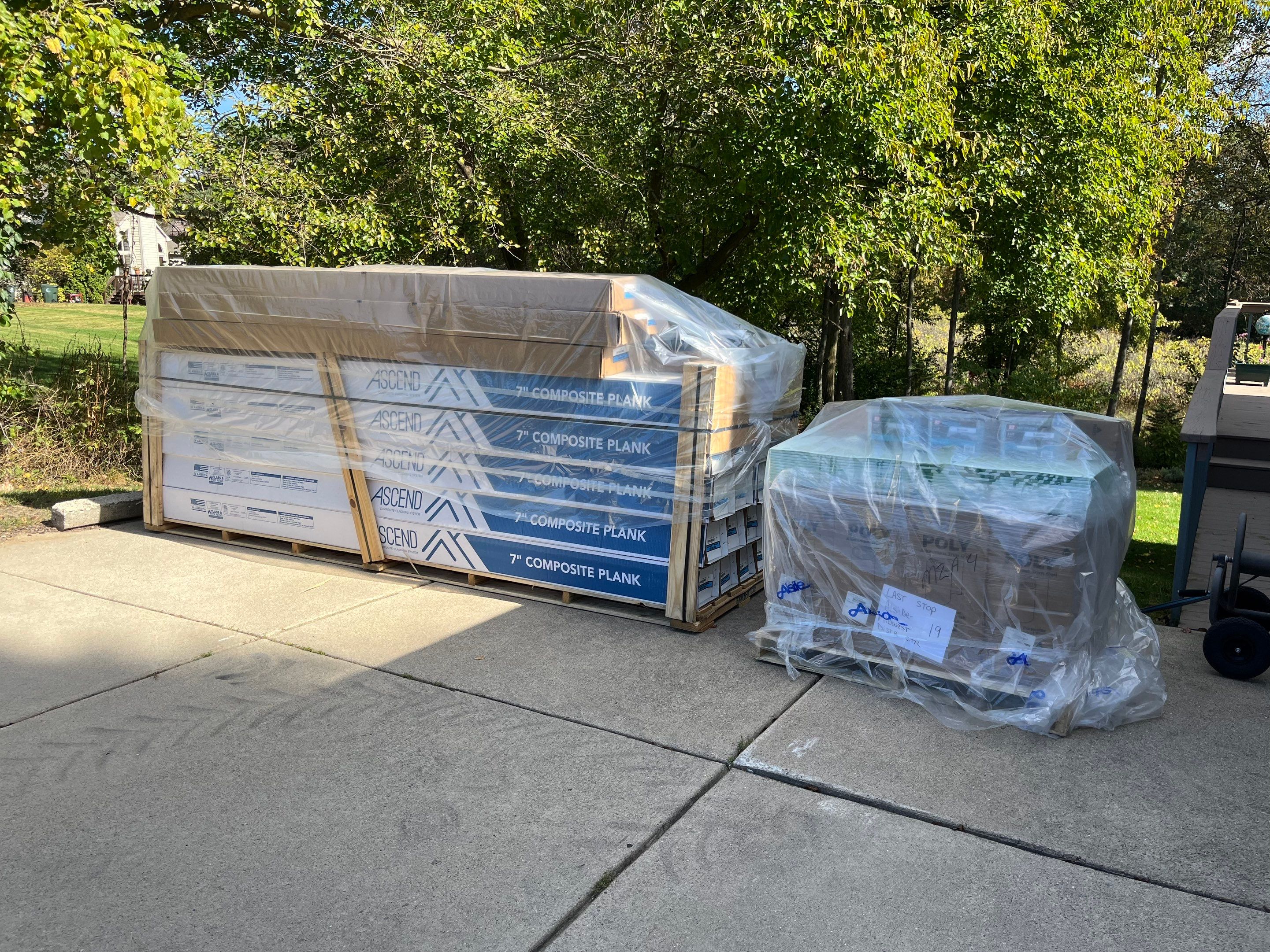 Siding Replacement using Ascend Laguna Blue by 180 Contractors