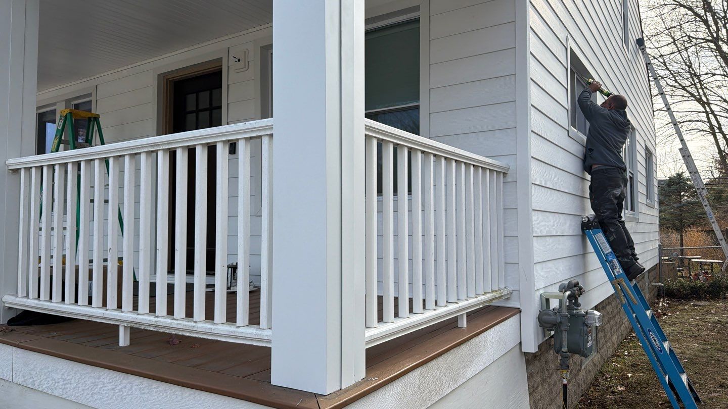 Siding Replacement using Ascend Glacier White by 180 Contractors