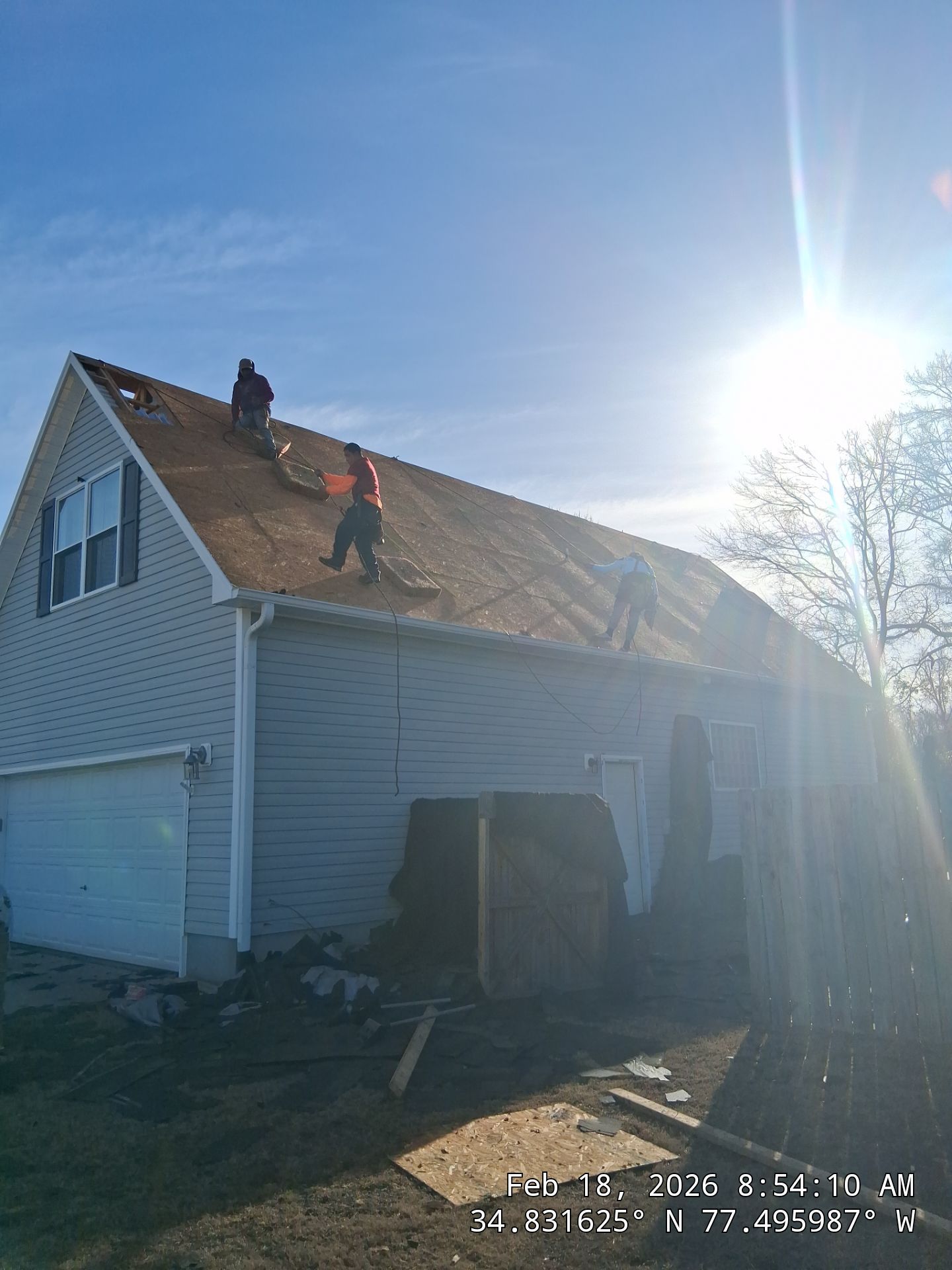 FORTIFIED Roof Installation in Jacksonville NC | CertainTeed Landmark AR Charcoal Black Shingles by RGR Construction and Roofing, LLC