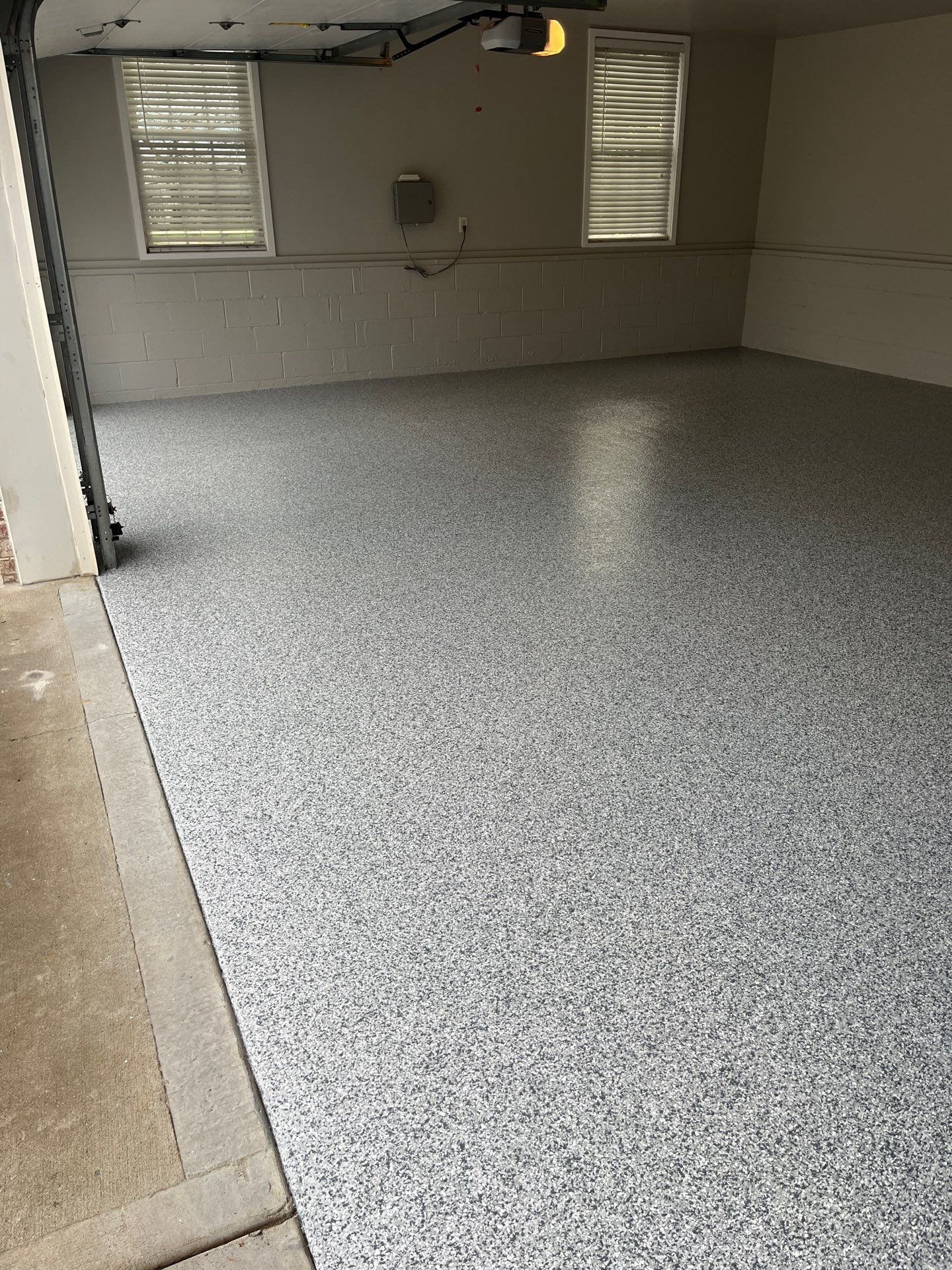 Garage Floor Coating using Gravel by My Garage Floor Guys