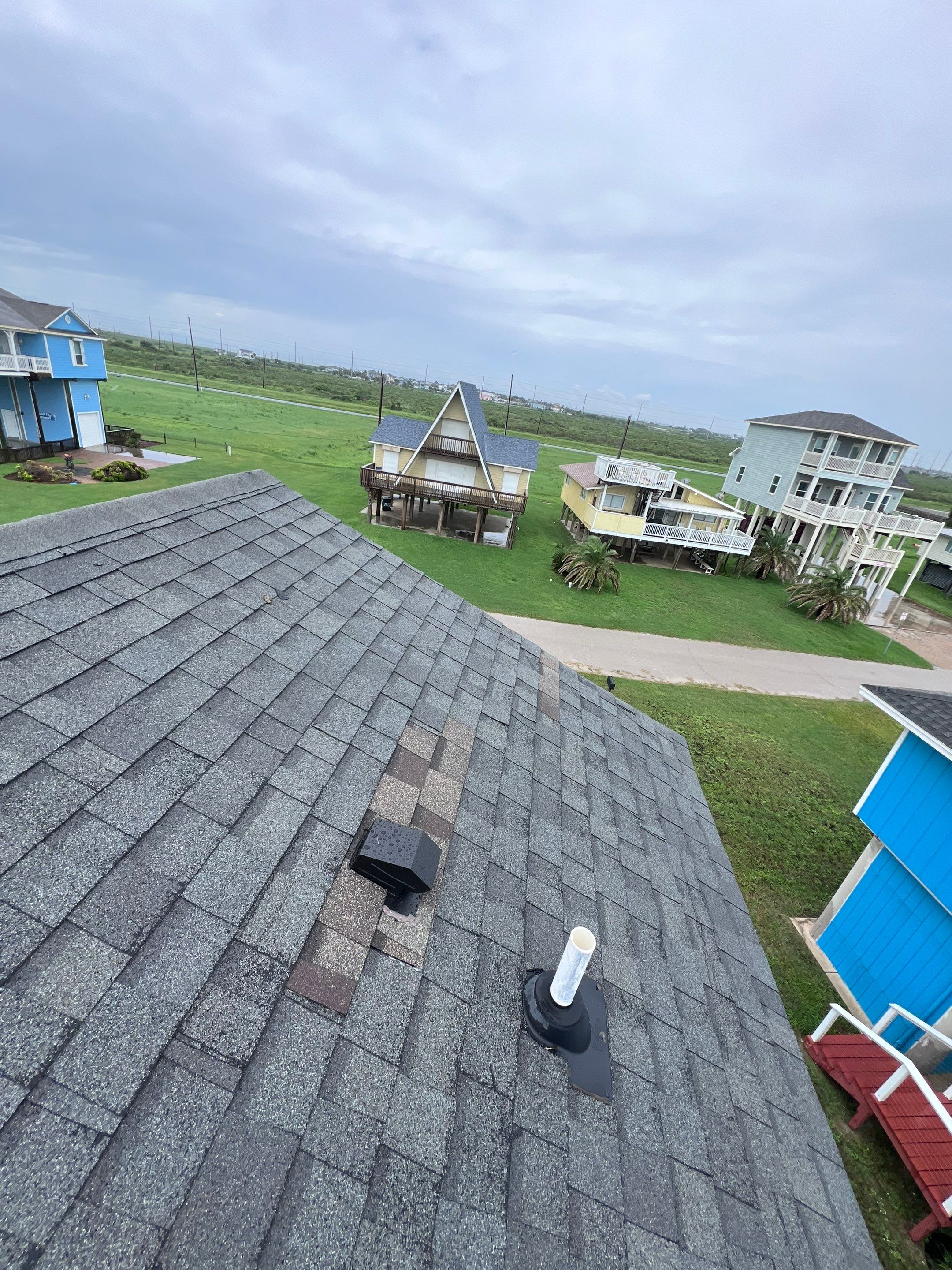 Hail Damage using Owen's Corning Duration (Lifetime) Shingles by Roof Repair Company
