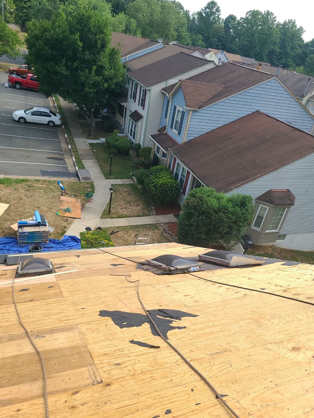 Montclair: Roof Installation with CertainTeed Landmark Designer Shingles in Burnt Sienna by RM Banning, Inc.