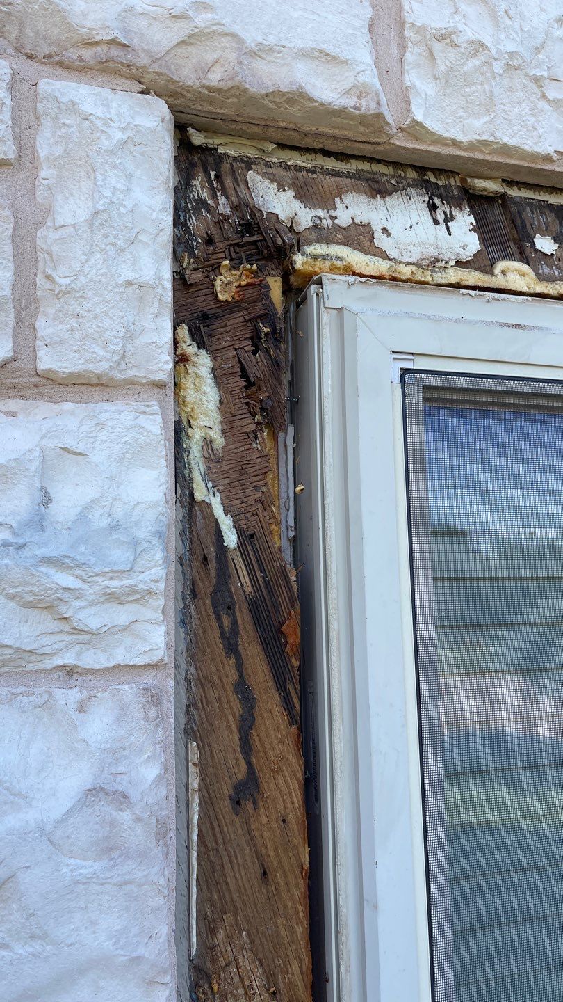 Leak Repair over Master Bedroom and Bathroom by Tex-Line Roofing