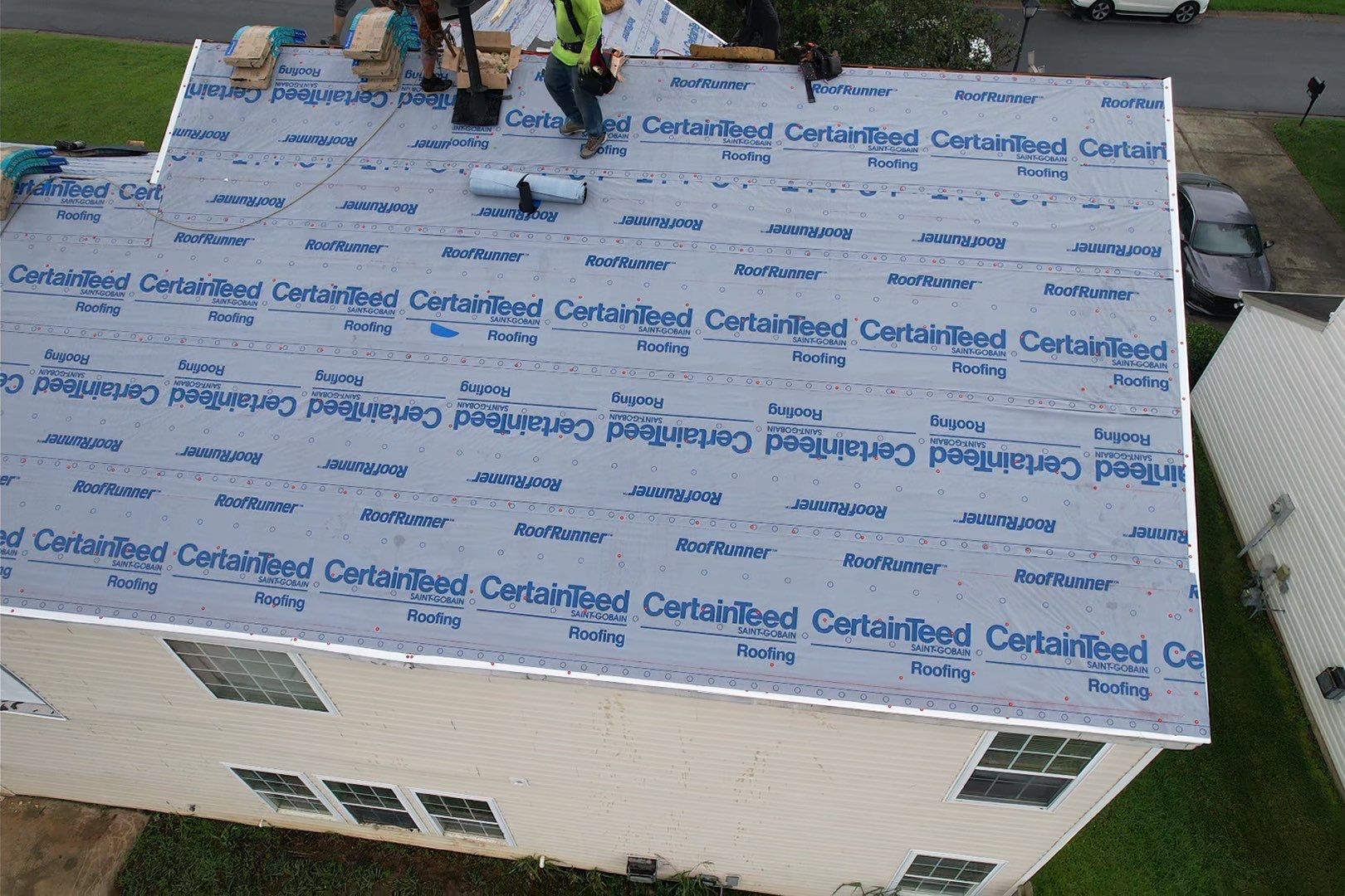 Worked with insurance for this project in Charlotte by Best Roofing Now LLC