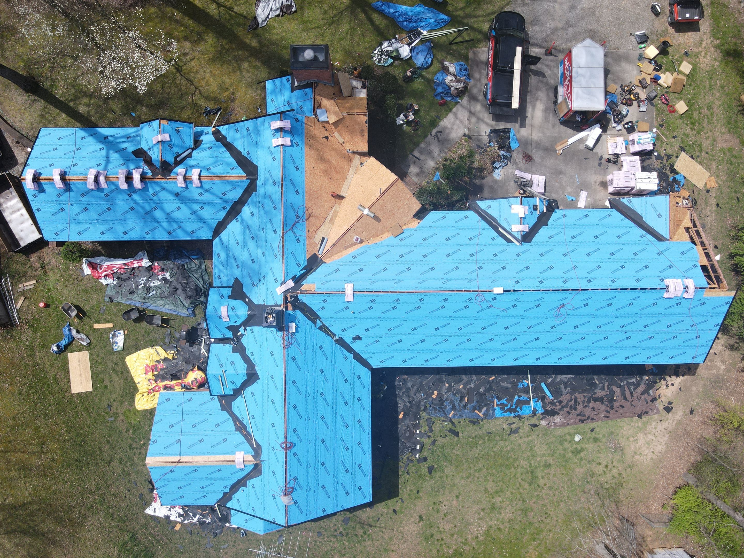 Residential Roofing Installation using Owens Corning by Inspector Roofing and Restoration