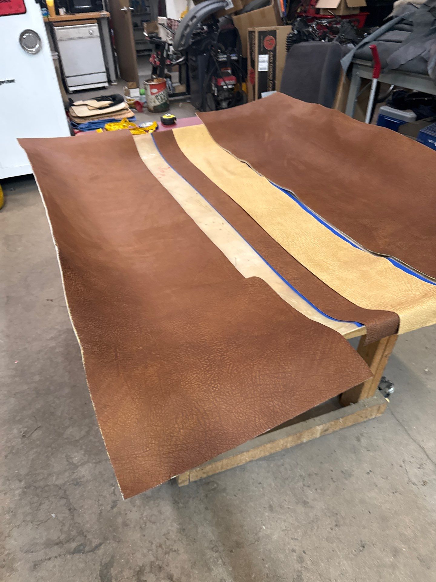 1963 Nova SS Custom Leather Interior  by Rocky Mountain Upholstery Co