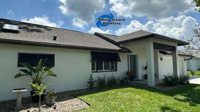 Decorative Bahamas & Colonial Shutters in Grey Brown