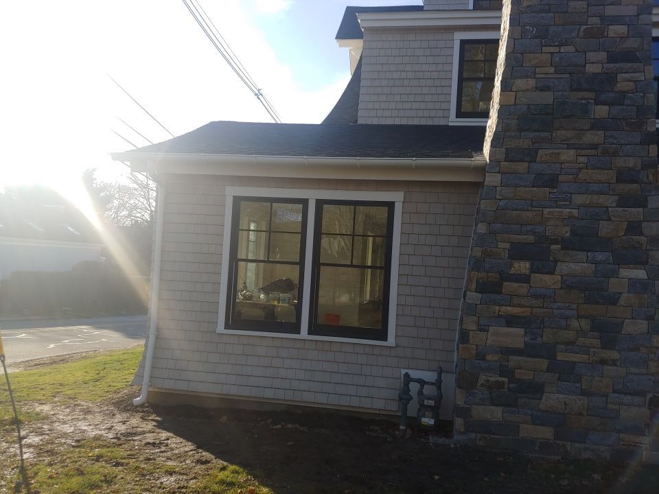 Newport, RI Gutter Installation using 6" Half Round Aluminum Gutter by Gutter Pro Enterprises