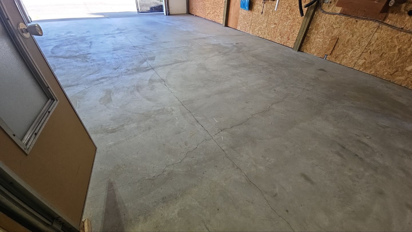 Garage Transformation using Driftwood by Croc Coatings, LLC