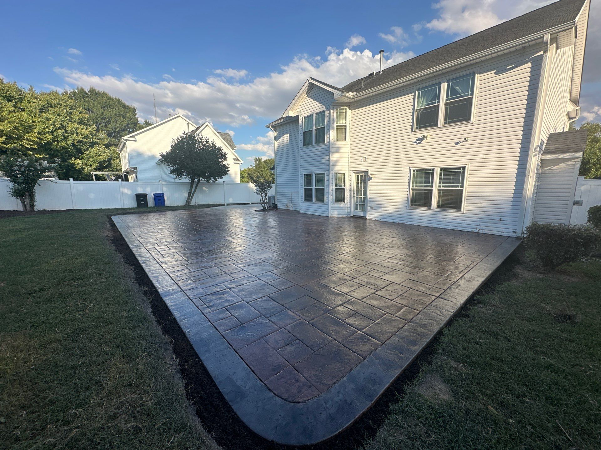 Project in Portsmouth by Sam The Concrete Man Virginia Beach