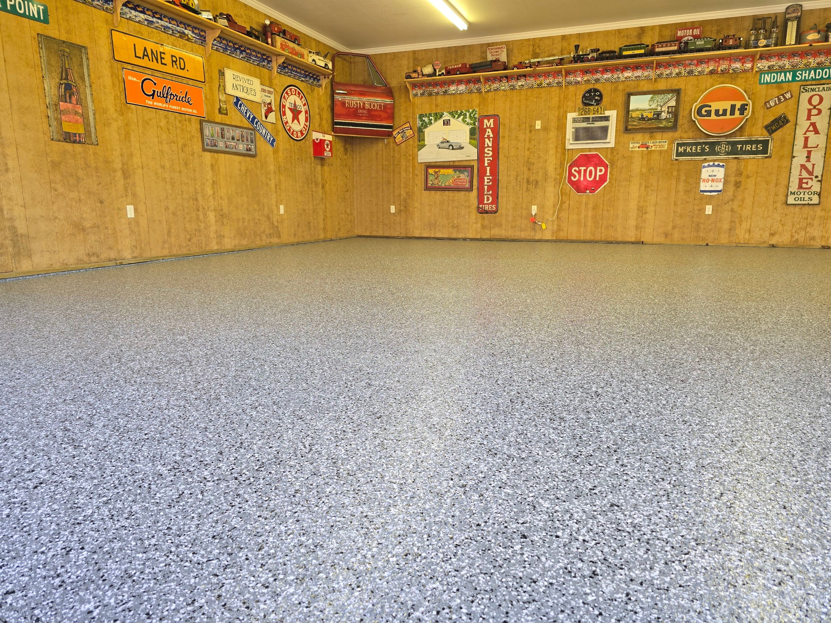 Garage using Wombat by Elite Floor Solutions