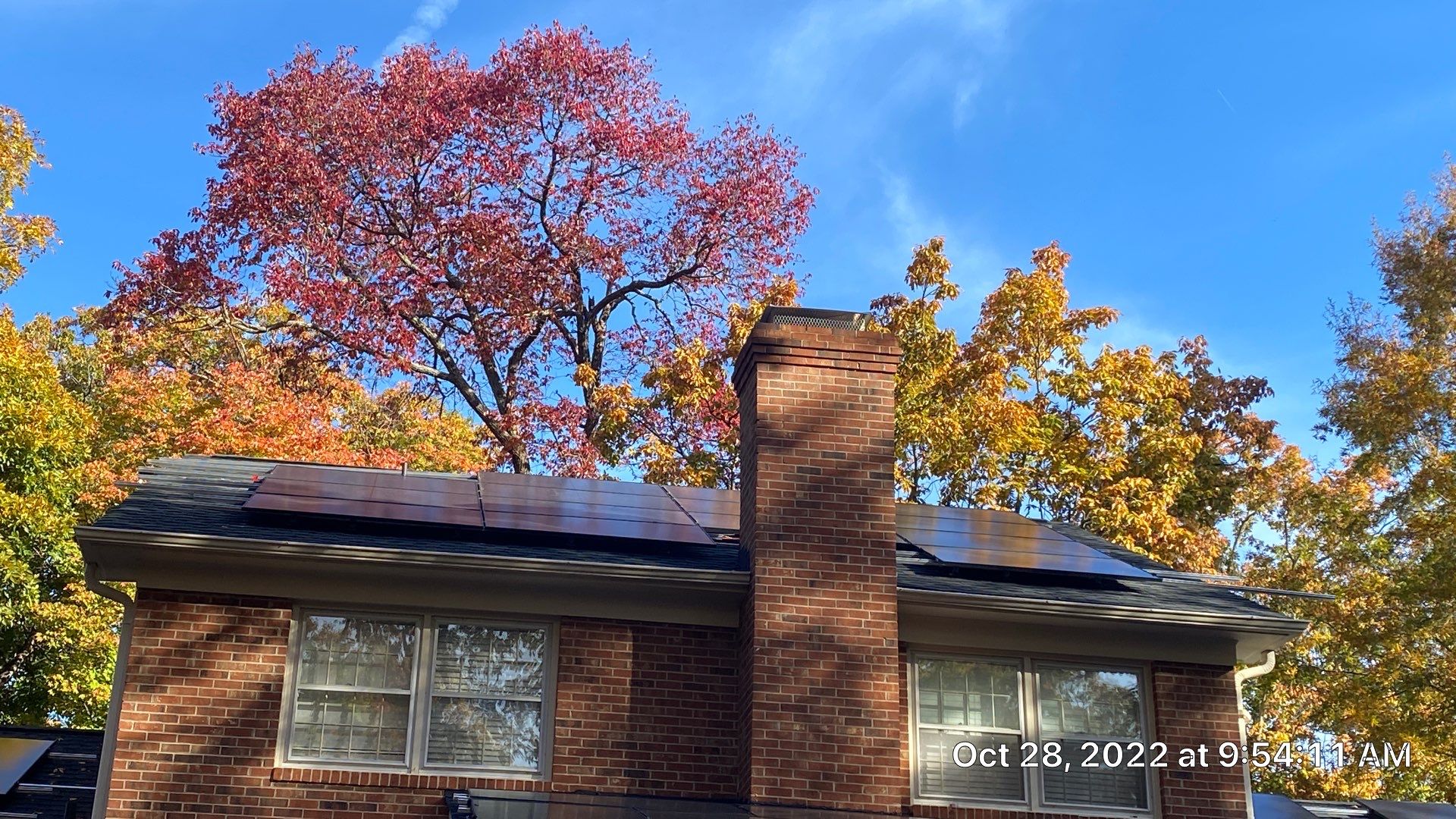 New Roof with Solar Panels by Just In Time Roofing and Restoration