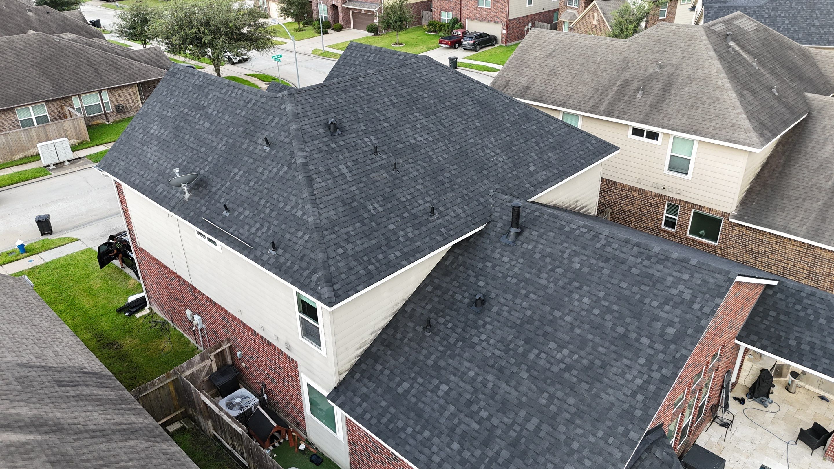 Residential Roofing Installation using IKO Dynasty by Core Four Roofing