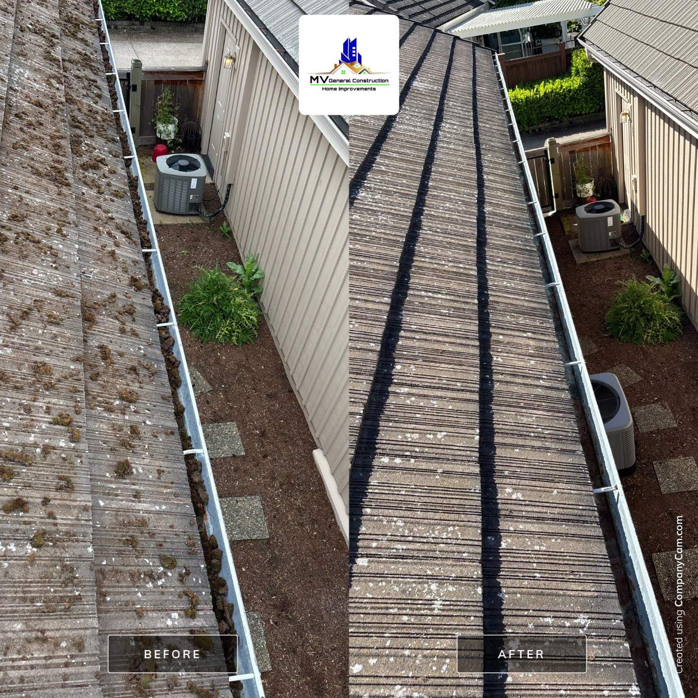 3350 - Roof Mold Cleaning & Fascia Repair by MV General Construction, LLC