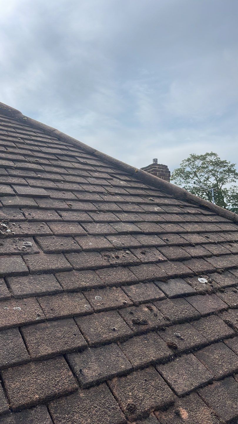 Roof Clean  - Moss Removal - Gutter Clean using Honda 15lpm Low Pressure Washing Machine by Ges Exterior Cleaning ltd