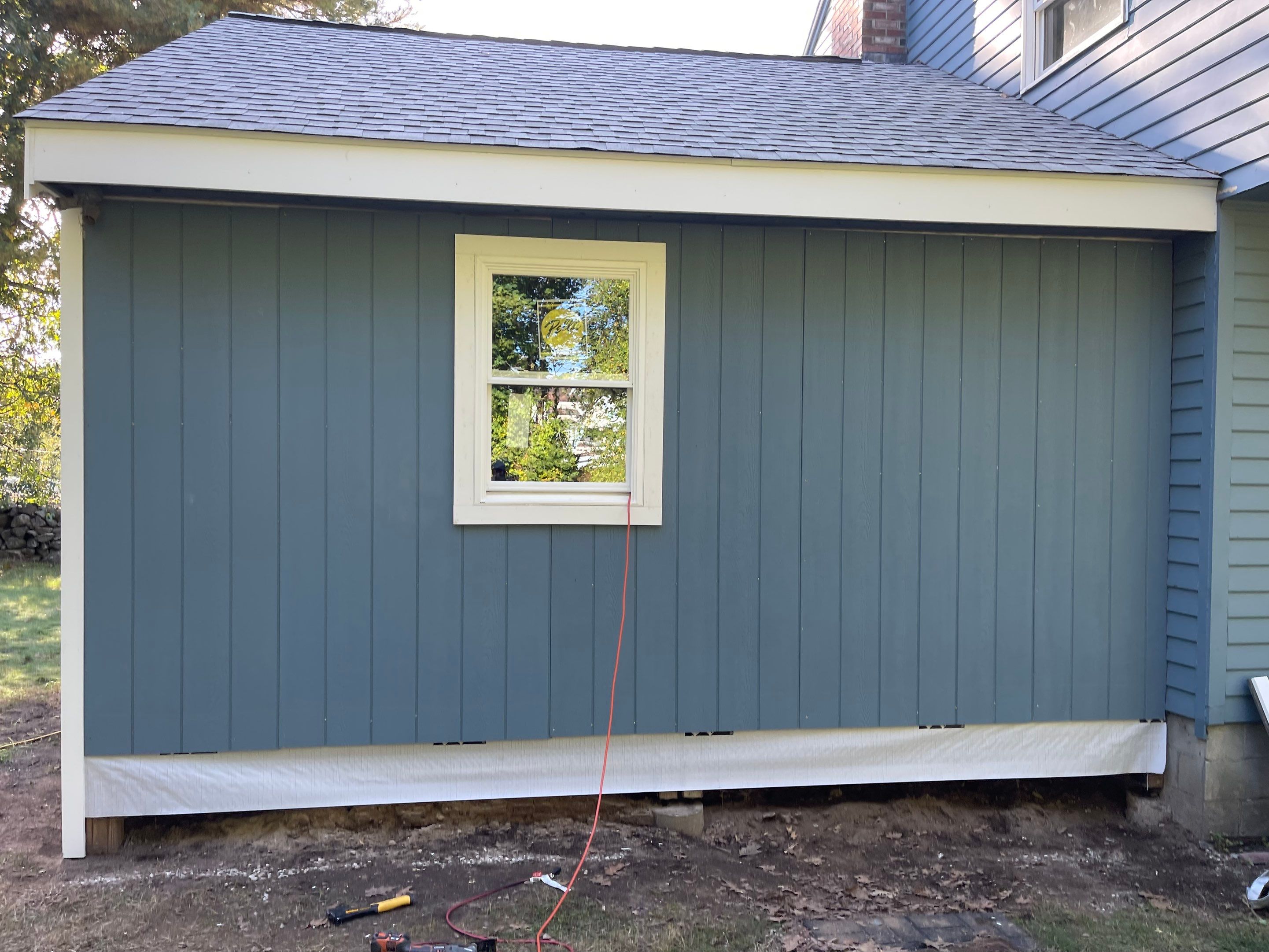 Closed in three-season room by Sensible Home Solutions