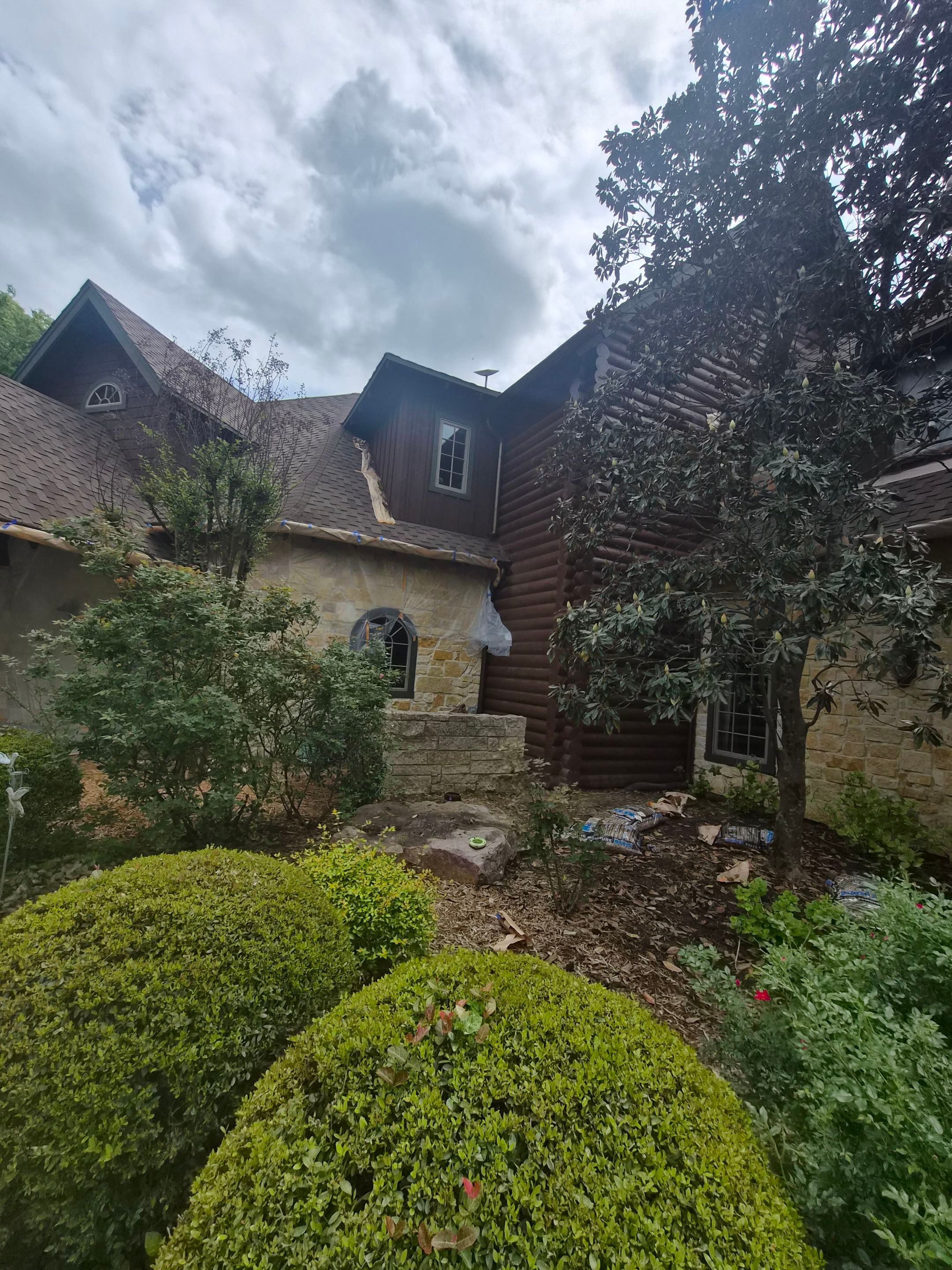 A Complete Exterior Refresh for a Custom Log Home & Property in Alba, Texas by Quality Coats Painting