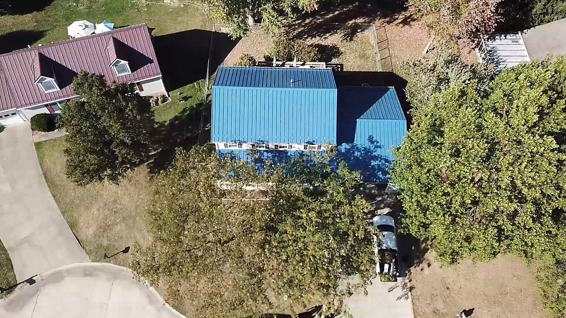 Residential Roofing Installation using Standing Seam Metal - Gallary Blue by RoofX 