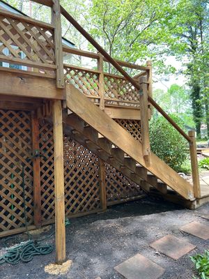 Coated Deck using Wood Sealant