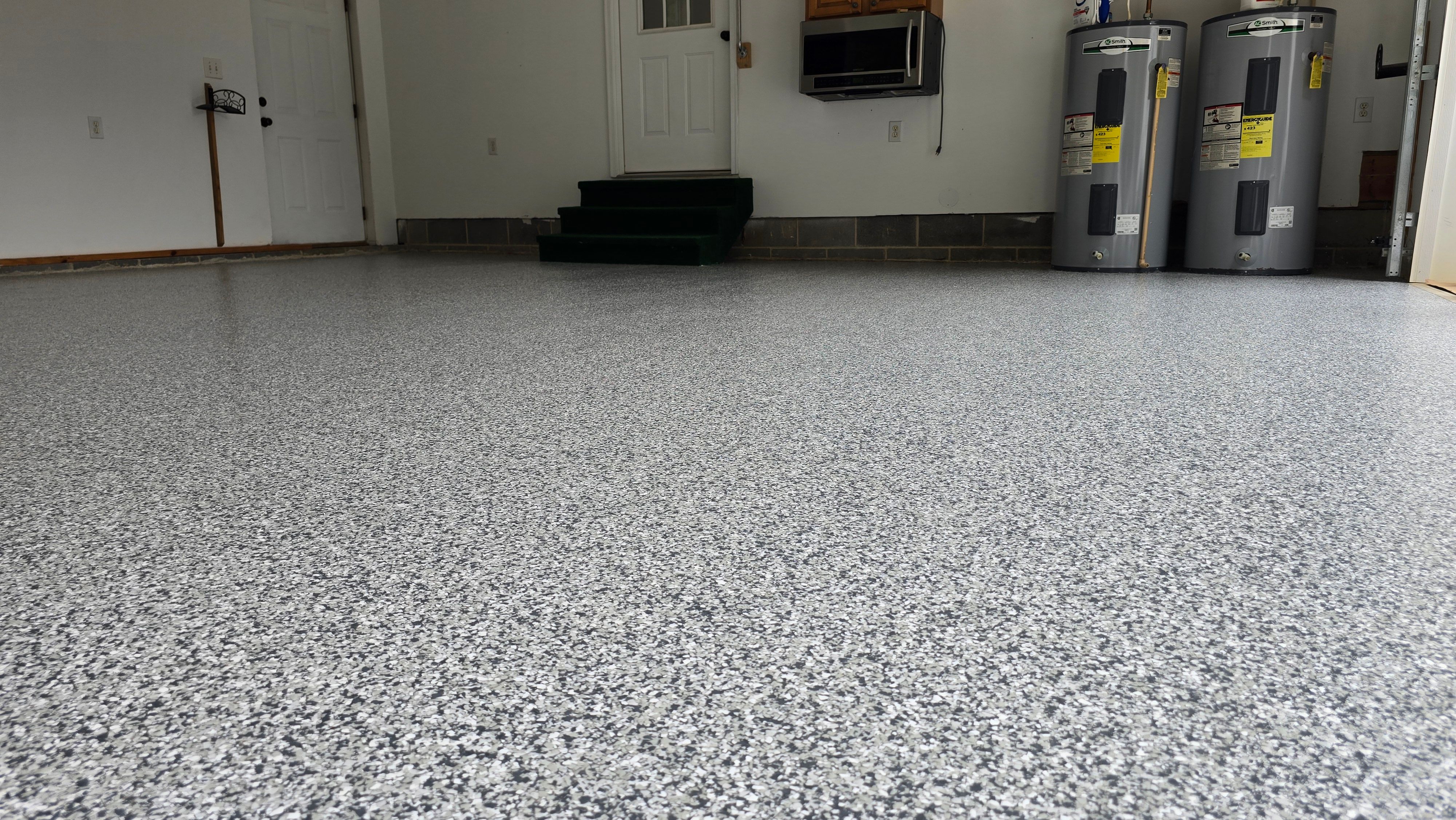 Garage using Gravel by Elite Floor Solutions