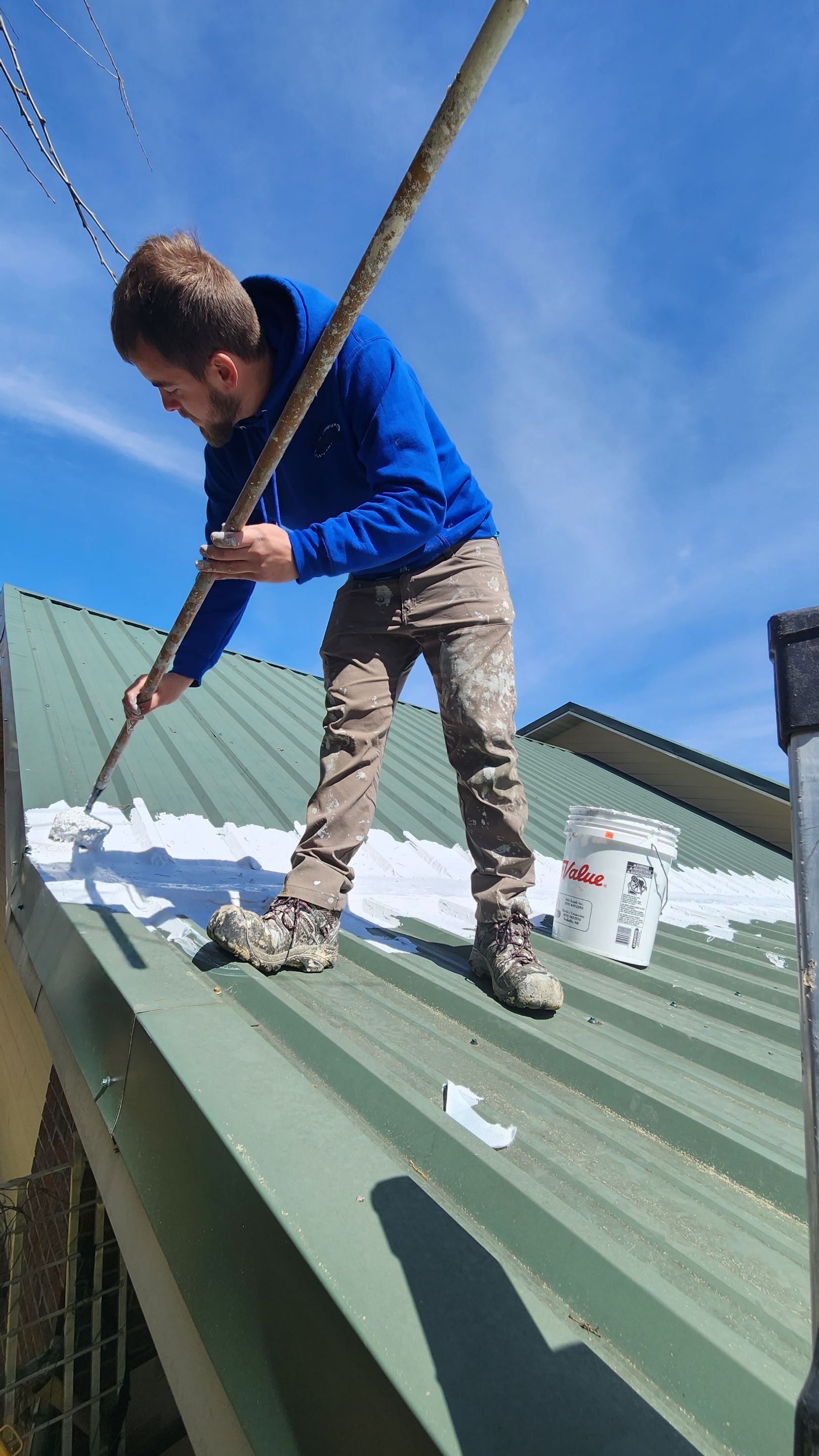 Residential Flat Roof Replacment: IB PVC by Hostetler Roofing