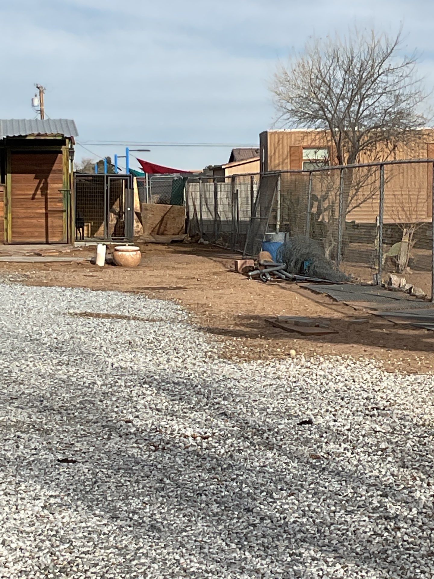 Replacement of old chain link fence by Fence Guys Inc. 