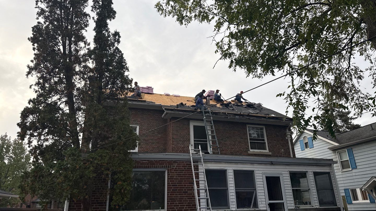 Roof Replacement using Owens Corning Colonial Slate by 180 Contractors