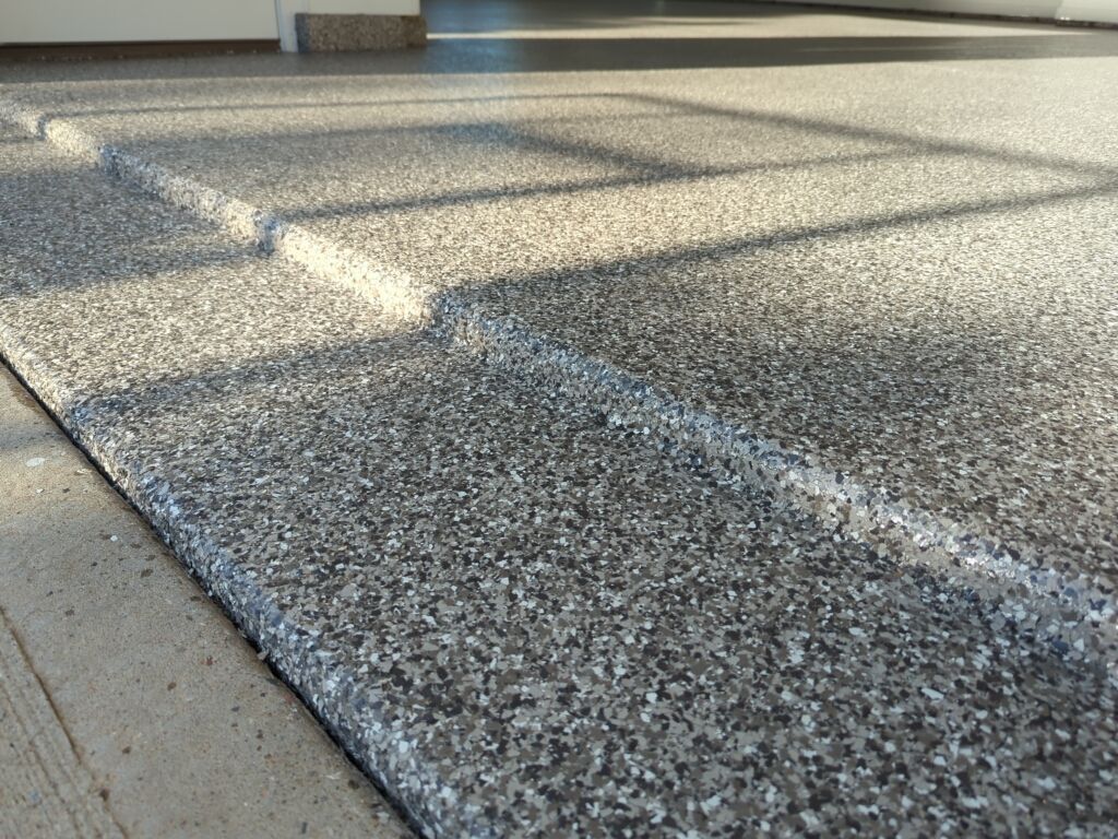 Garage using Silver Creek by Select Painting, Coatings & Garage Cabinets